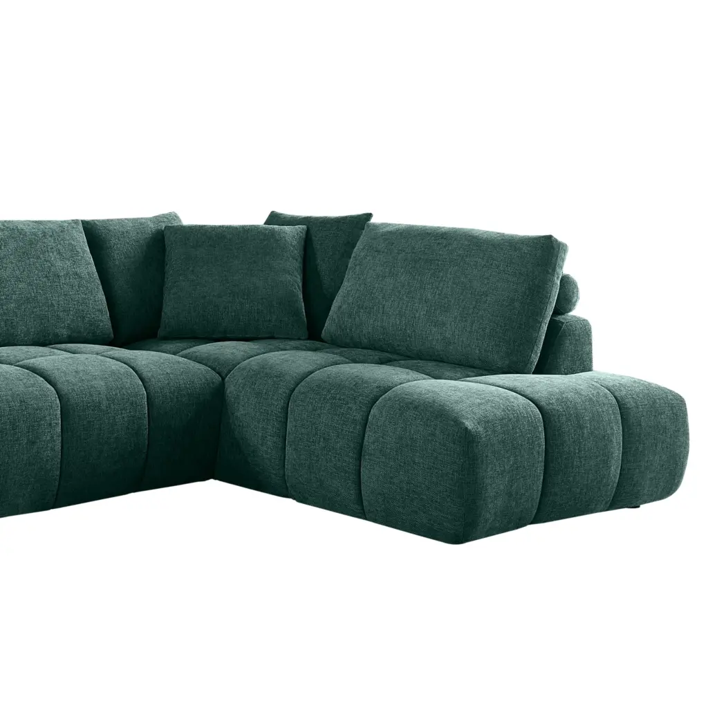 Dakota Left Corner Sofa Green 2 United Furniture