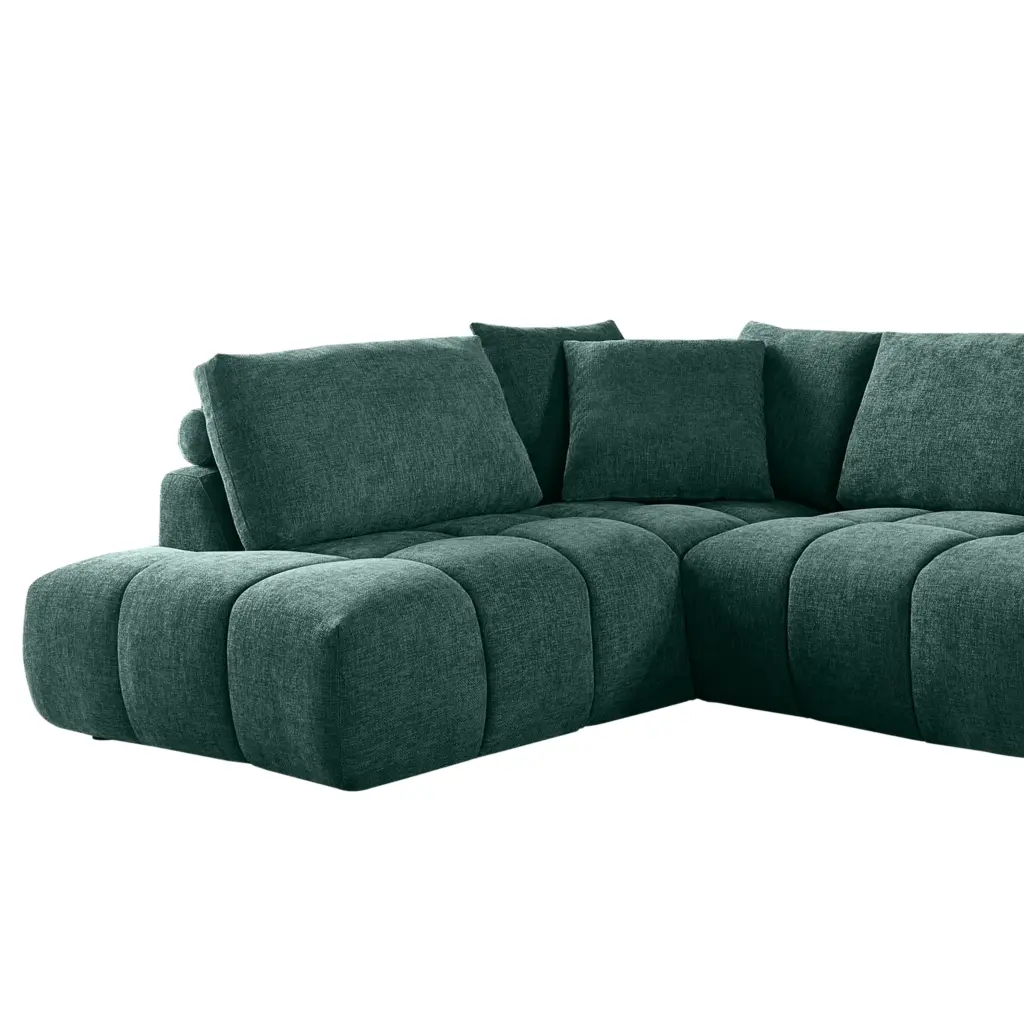 Dakota Right Corner Sofa Green 3 United Furniture