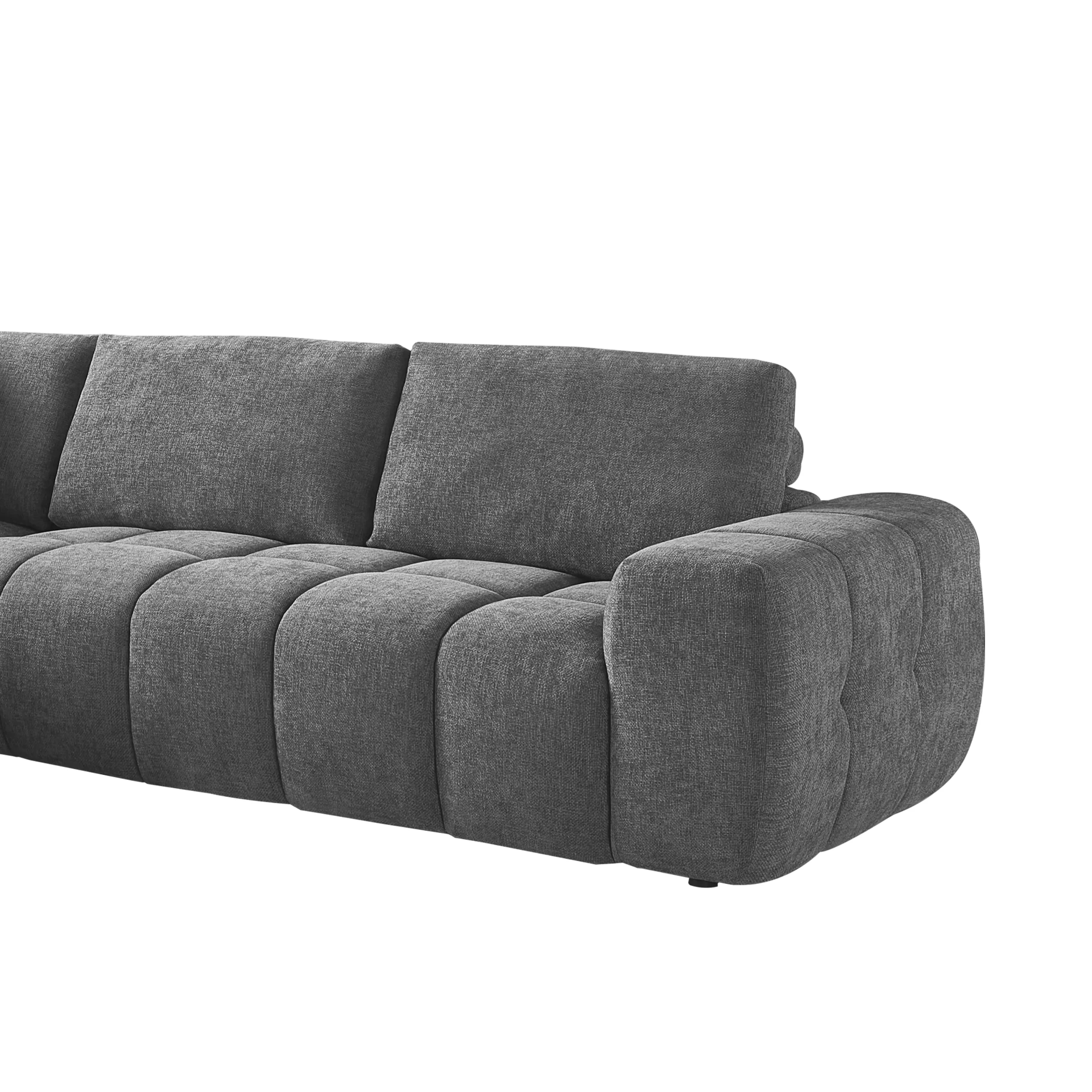 Dakota Right Corner Sofa Grey 2 United Furniture