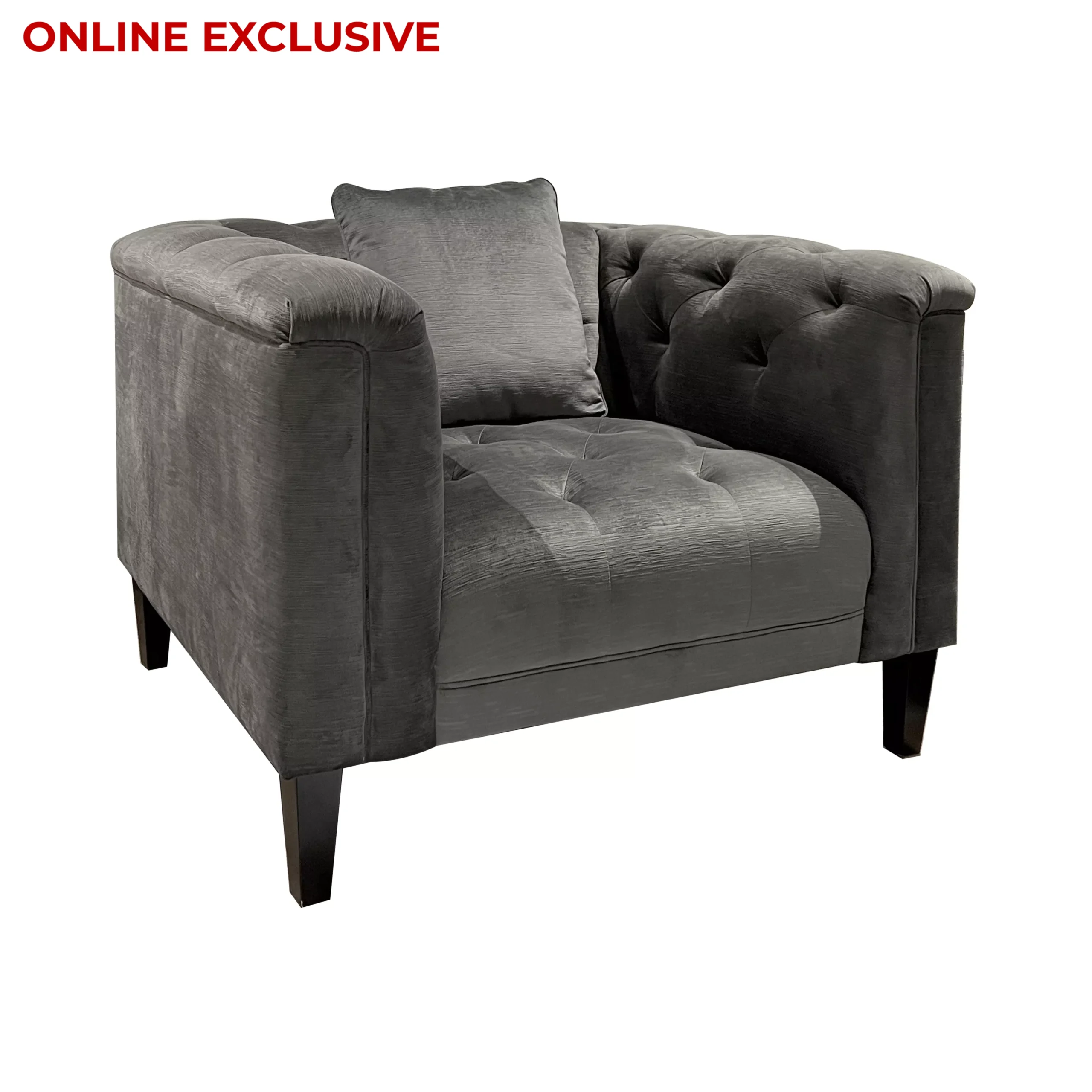 Hamra Single Seater Grey A United Furniture