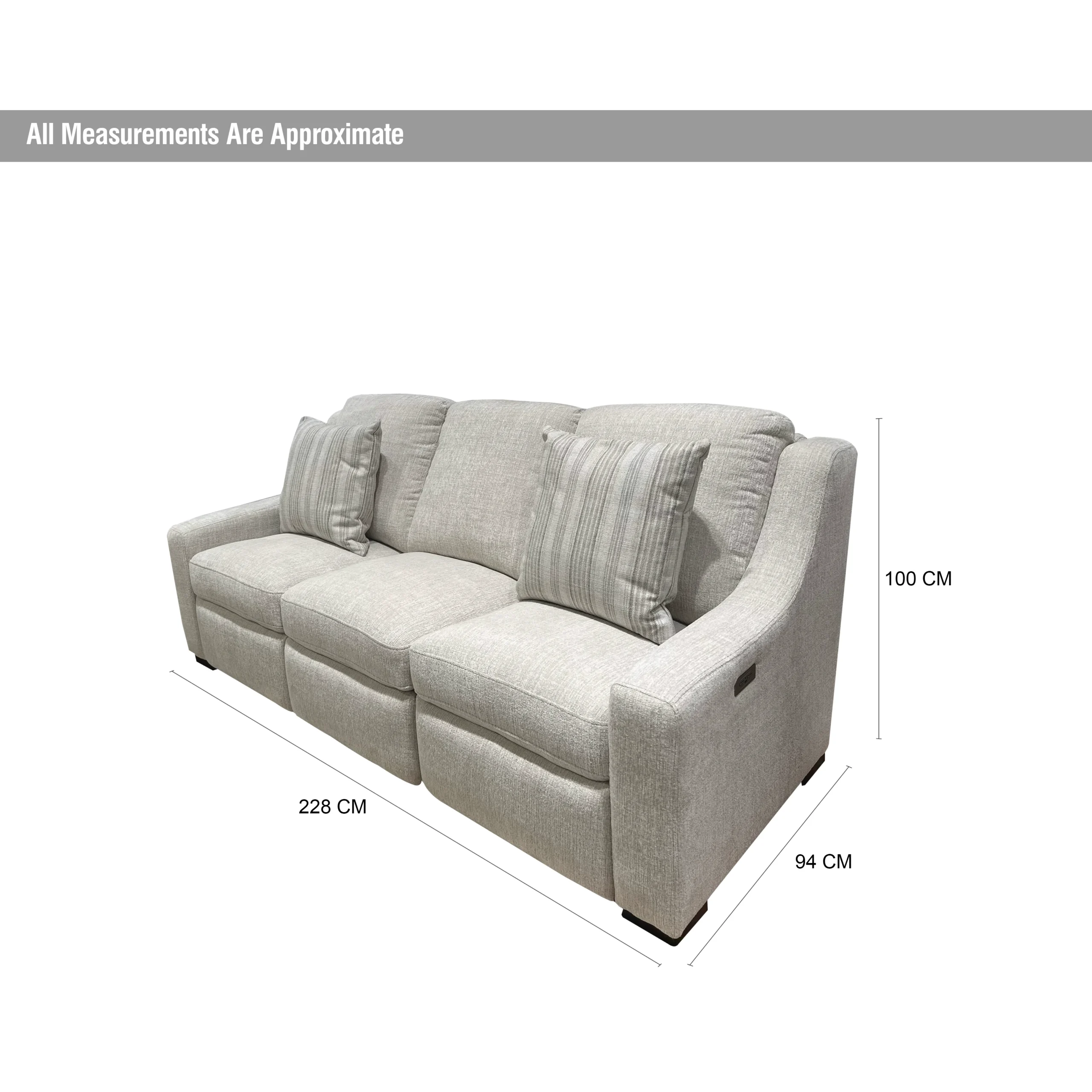 Marley 3seater Dim United Furniture