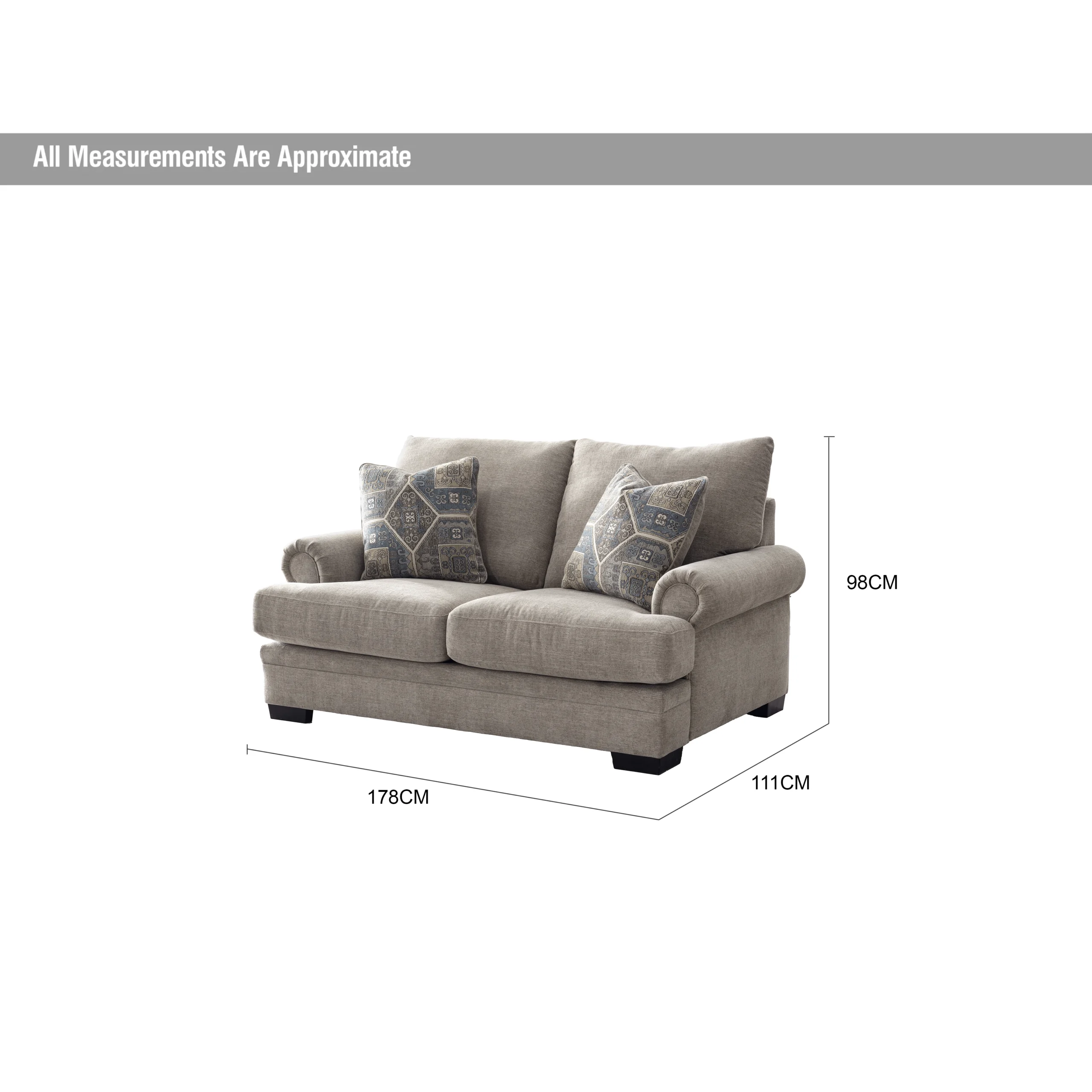 Bowen 2 Seater Dia United Furniture