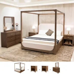 Cassandra 5 Pcs. Poster King Bedroom Set