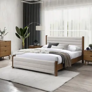 Meizhu King Bed - Cream
