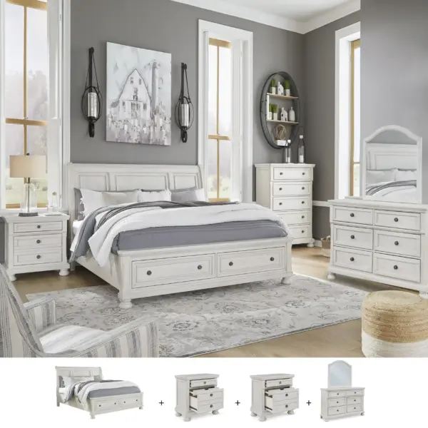 Robbinsdale 5 Pcs. King Bedroom Set