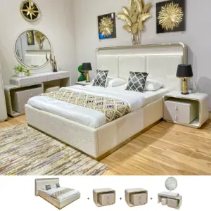 Sandra 6 Pcs. King Bedroom Set