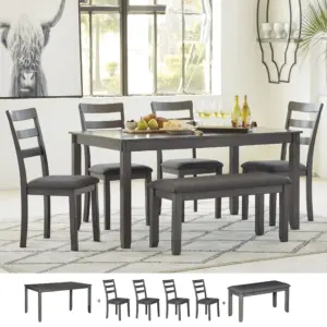 Bridson 6-Seater Dining Set