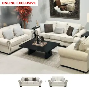 Meharry Sofa Set (3+2) - Linen