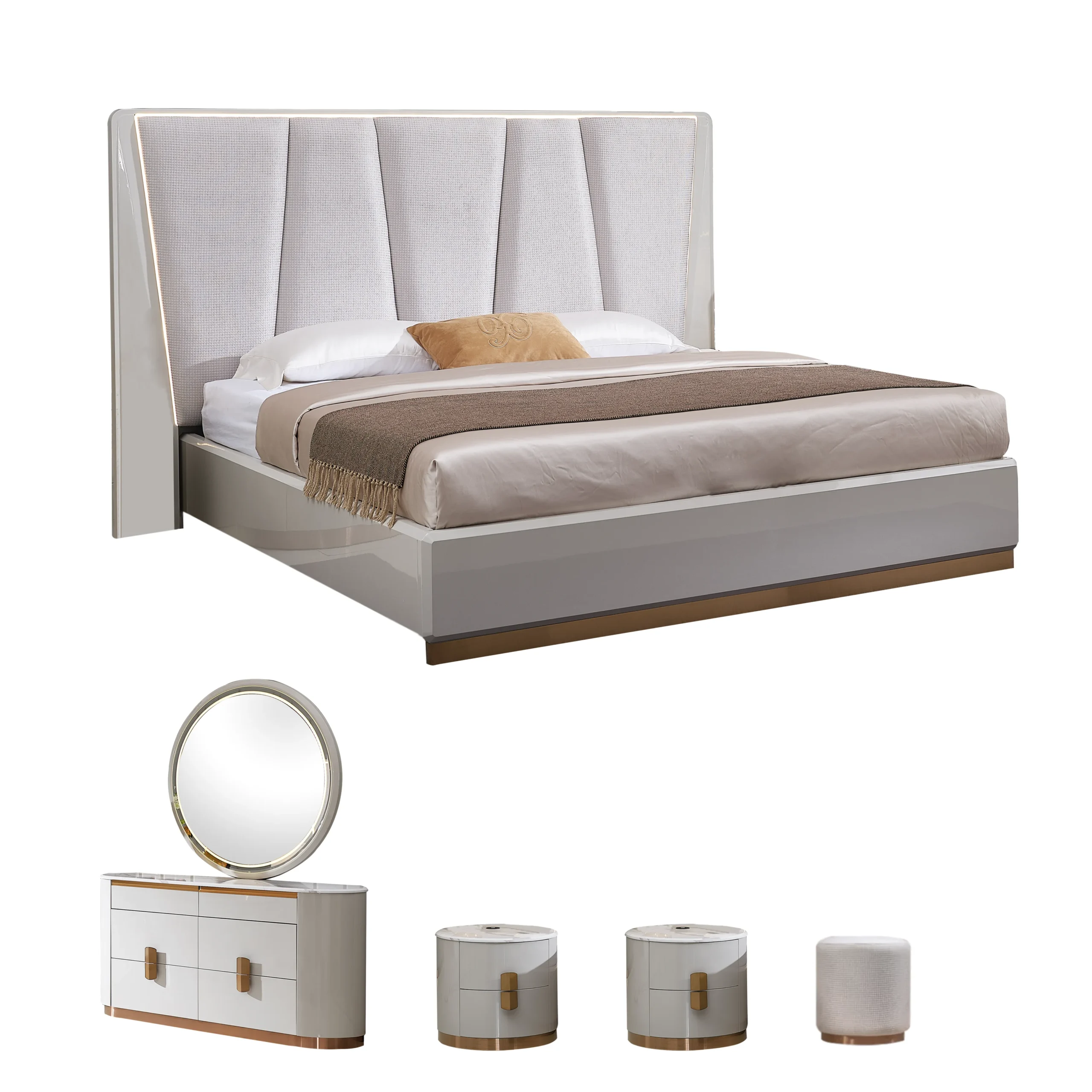 Naseem Bedrom Set 1 United Furniture