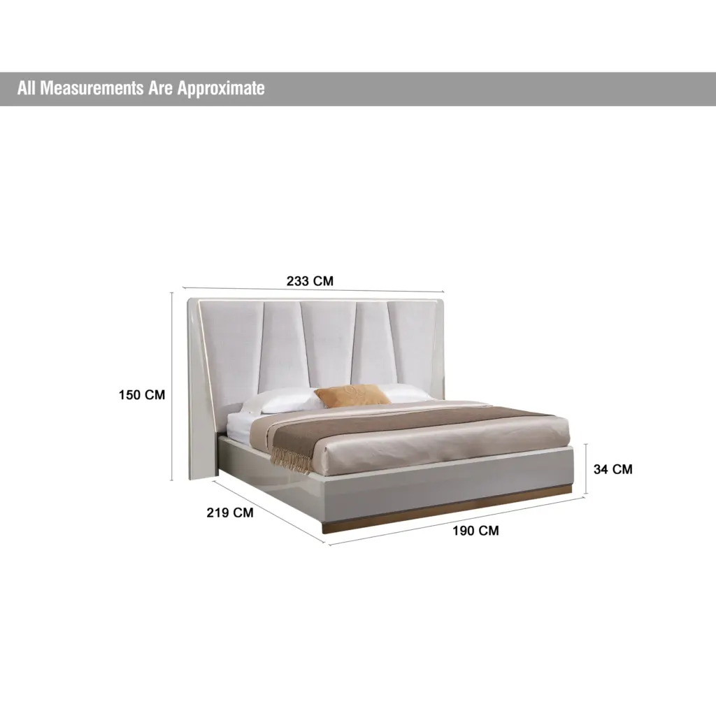 Naseem King Bed Dim United Furniture