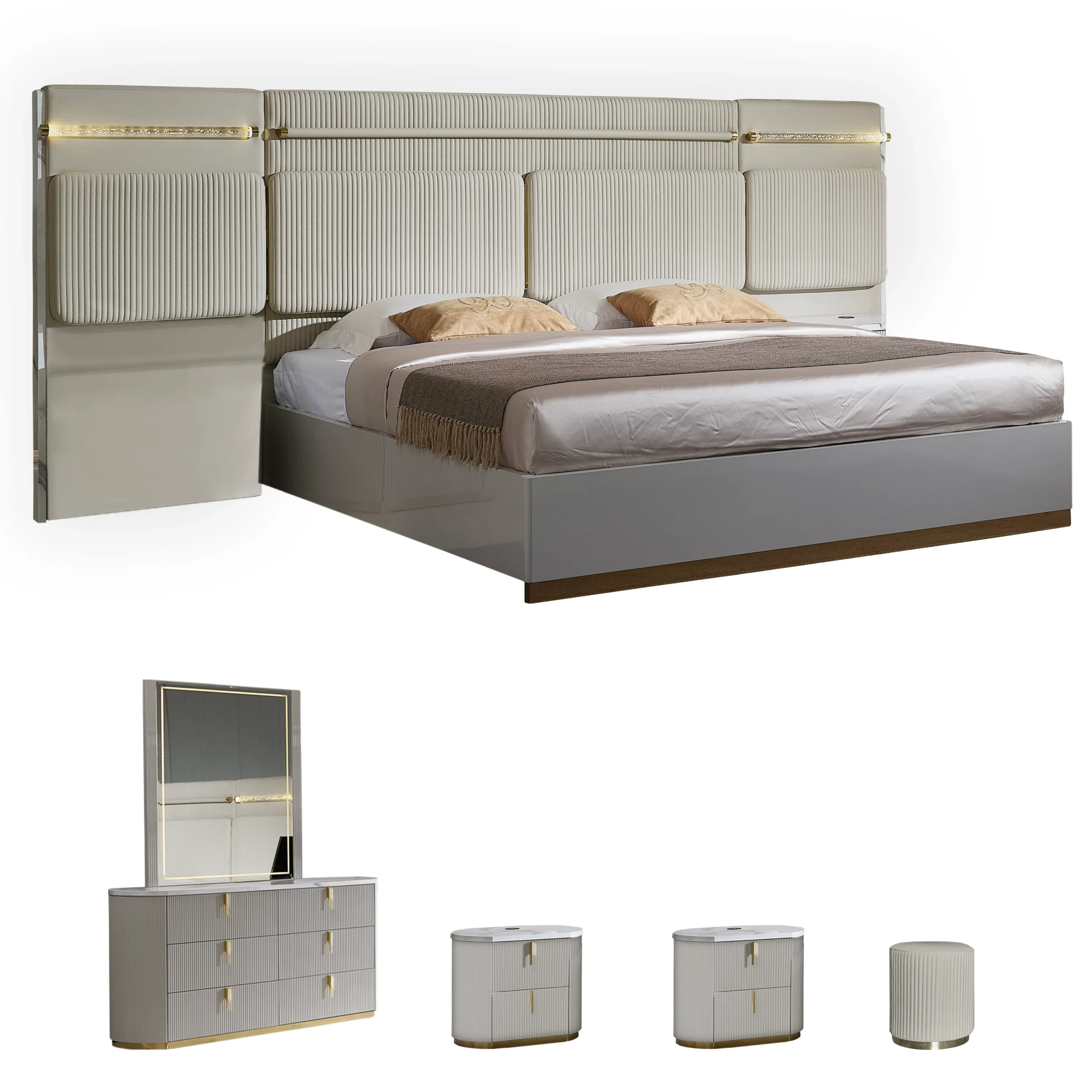 Sarmina Bed Room Set 3 United Furniture