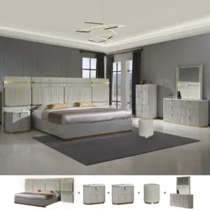 Sarmina 6 Pcs. King Bedroom Set