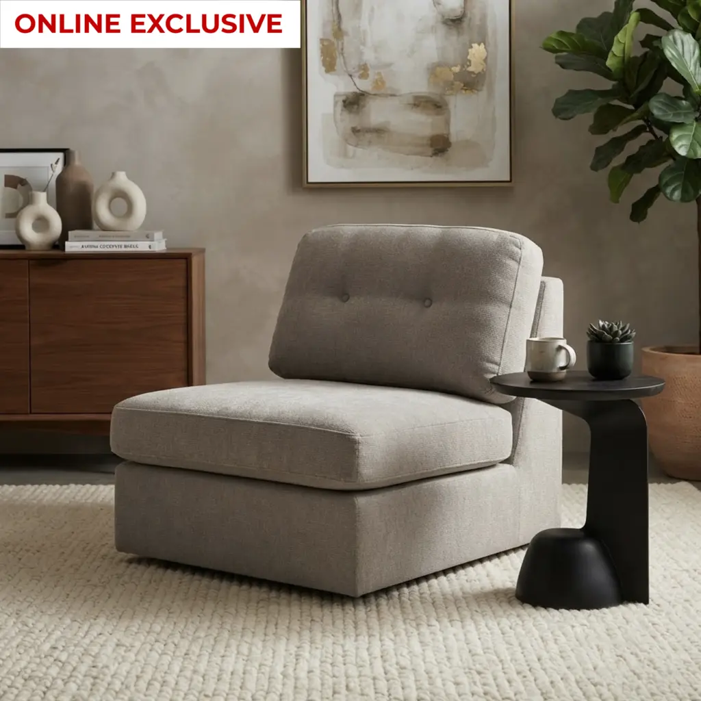 Connolly Modular Armless Single Seater Oe United Furniture