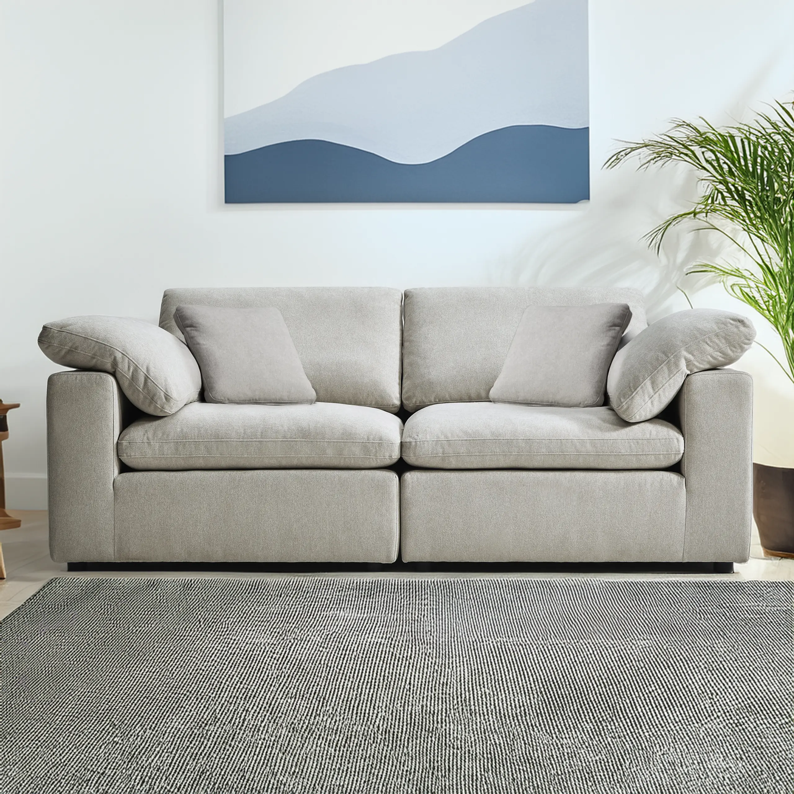 Dermott 2 Seater Cream Bg United Furniture