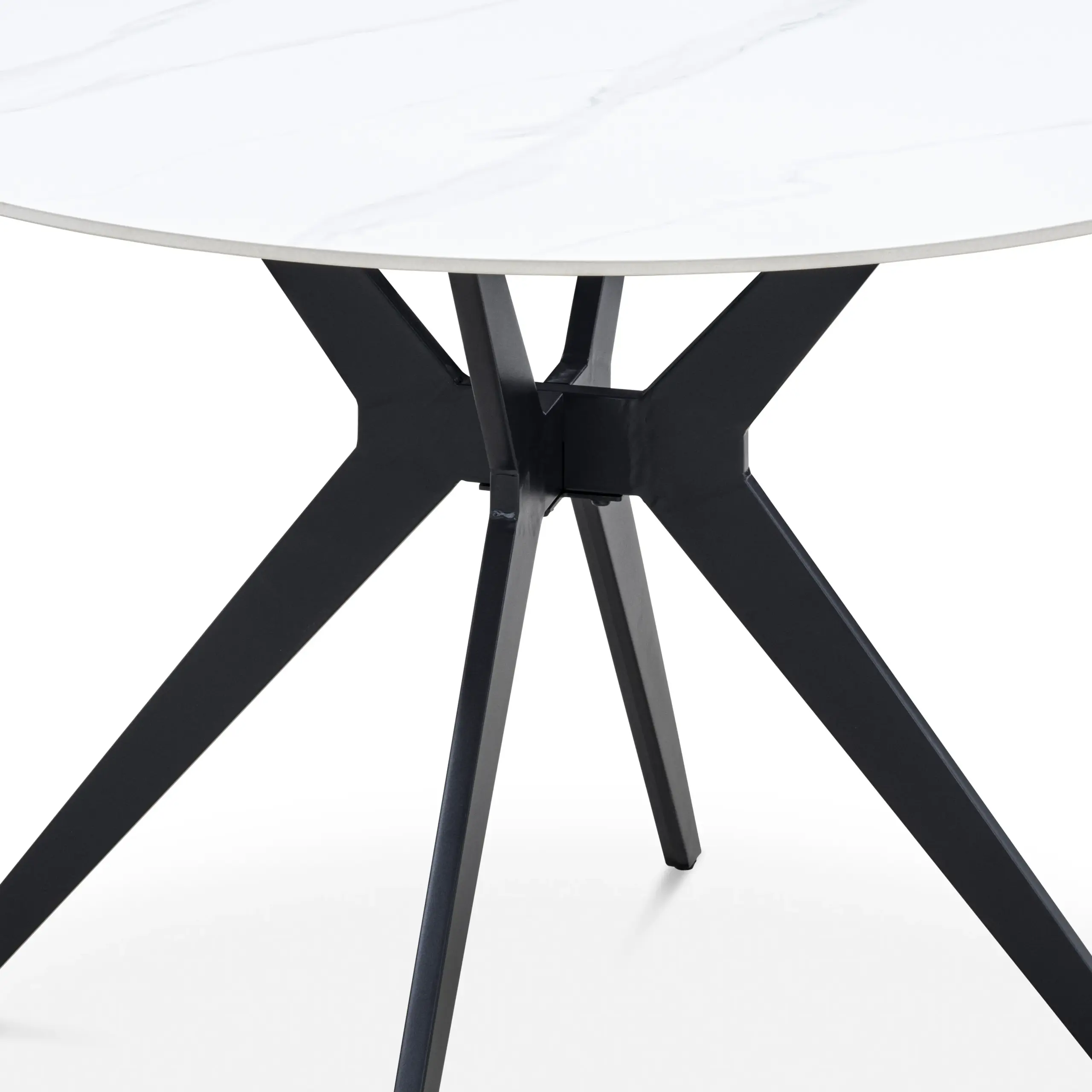 Breslin Dining Table White 3 United Furniture