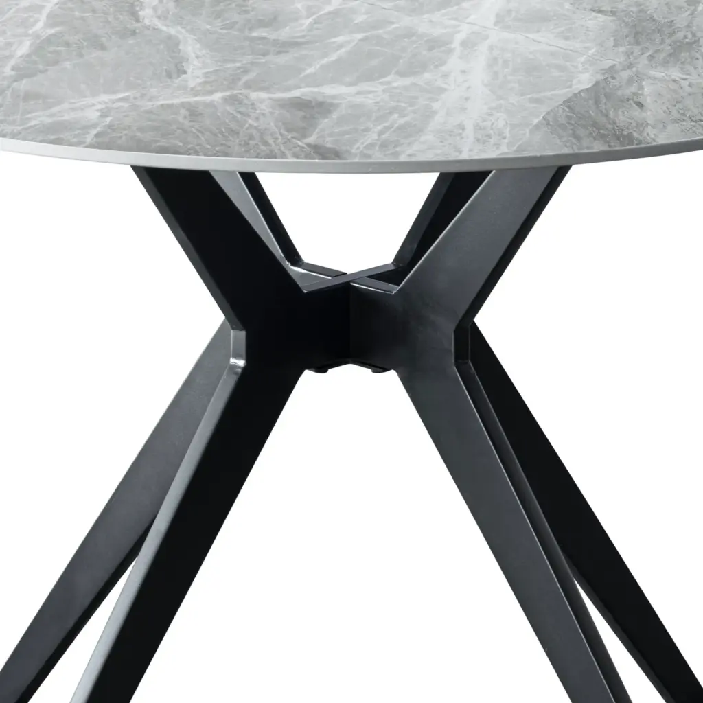 Breslin Dining Table White 4 United Furniture