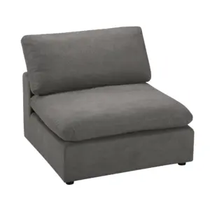 Dermott Modular Armless Chair - Grey
