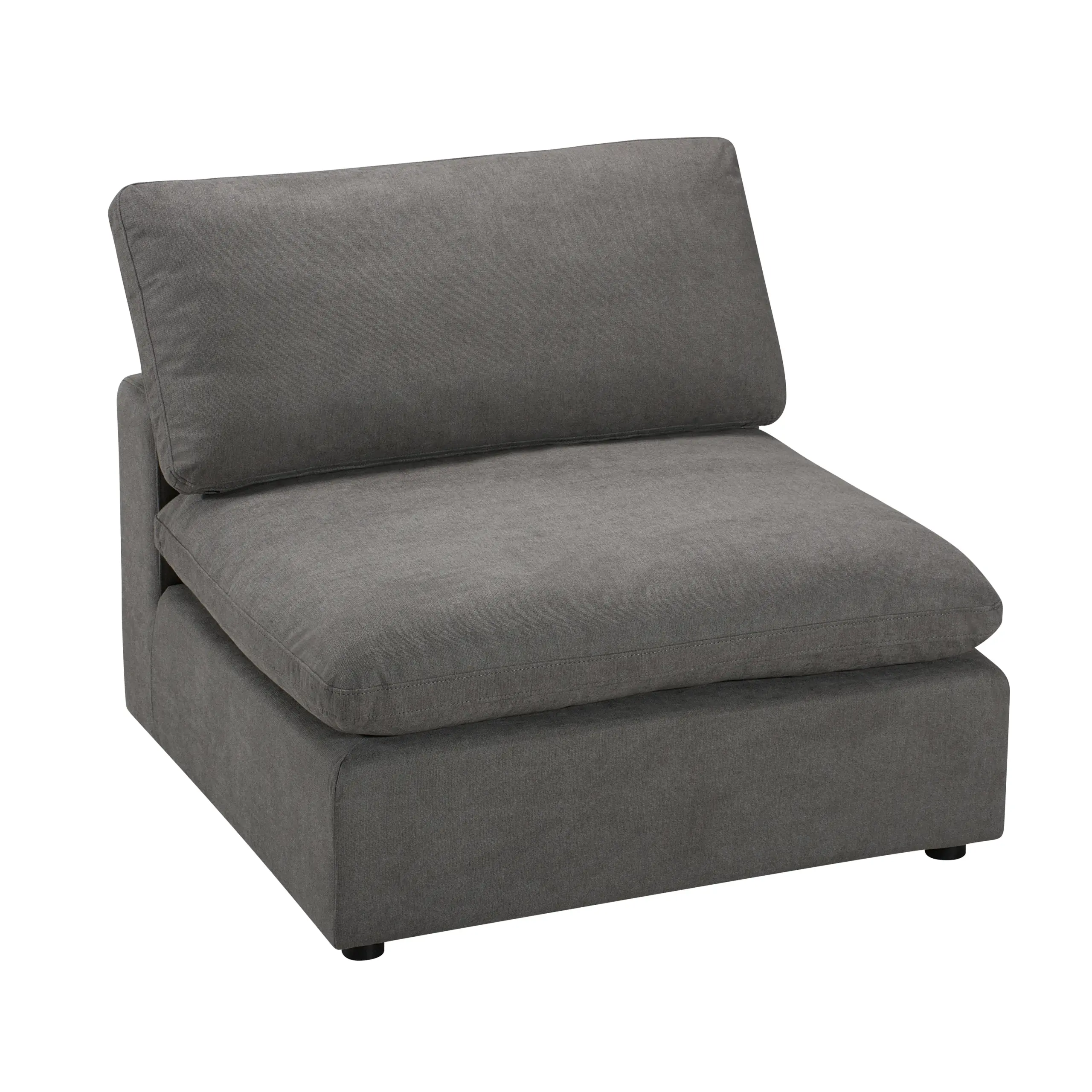 Dermott Armless Chair Grey United Furniture