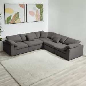 Dermott Modular Corner Sofa - Grey