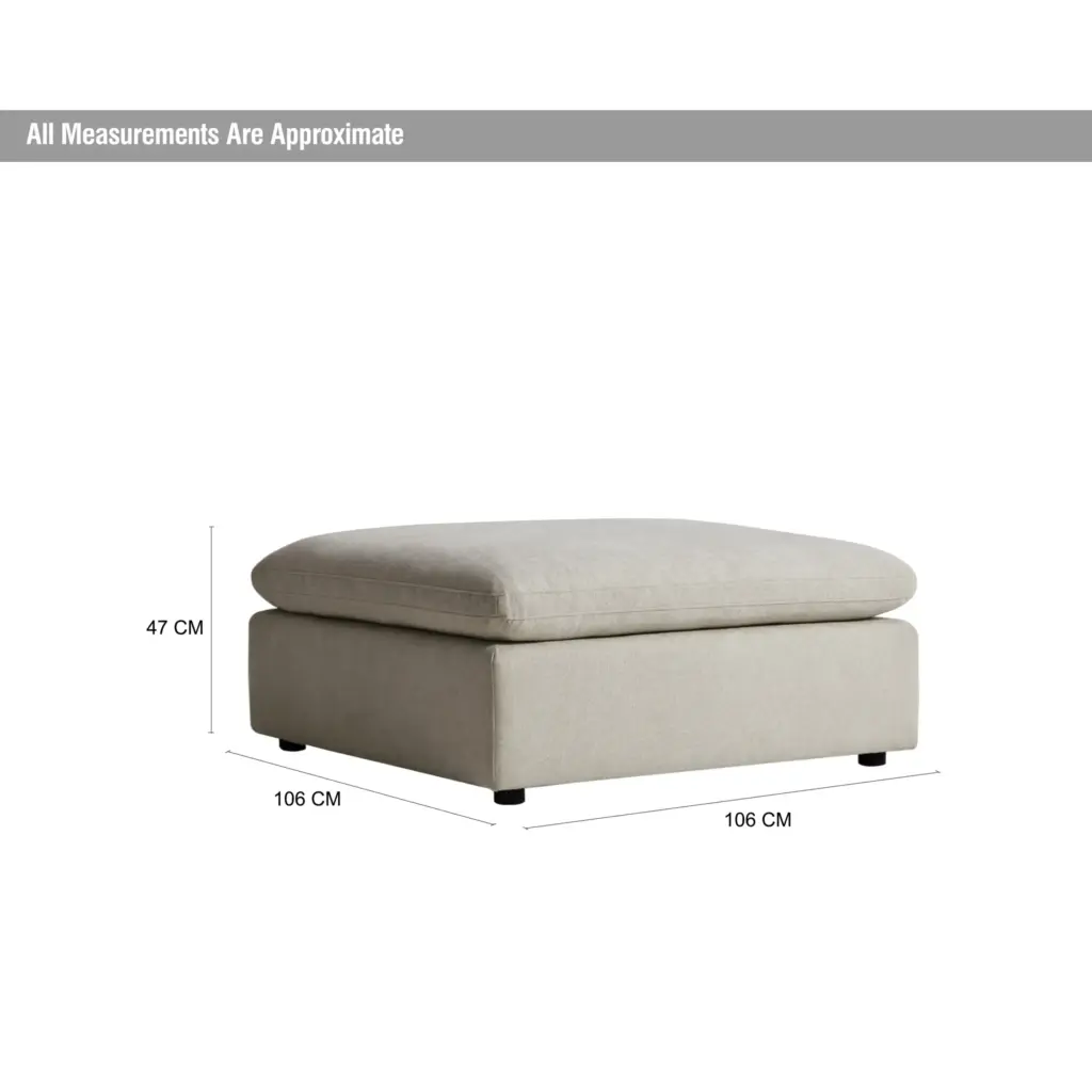 Dermott Ottoman Dim United Furniture