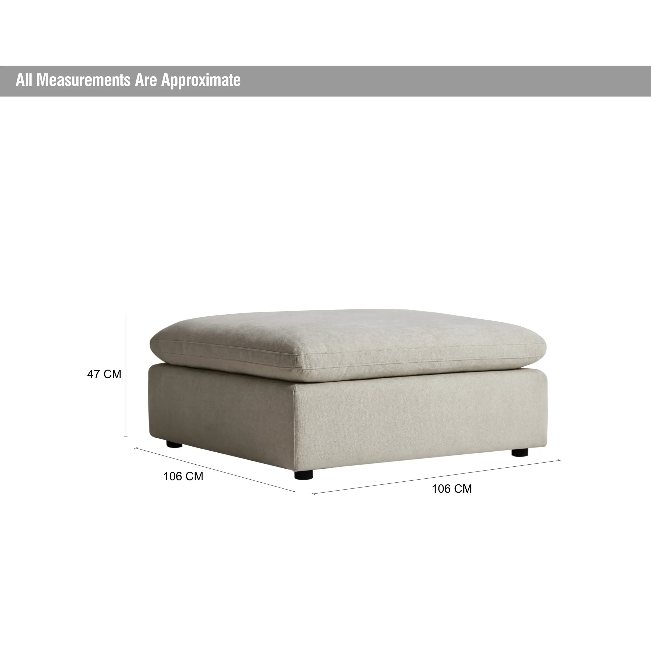 Dermott Ottoman Dim United Furniture
