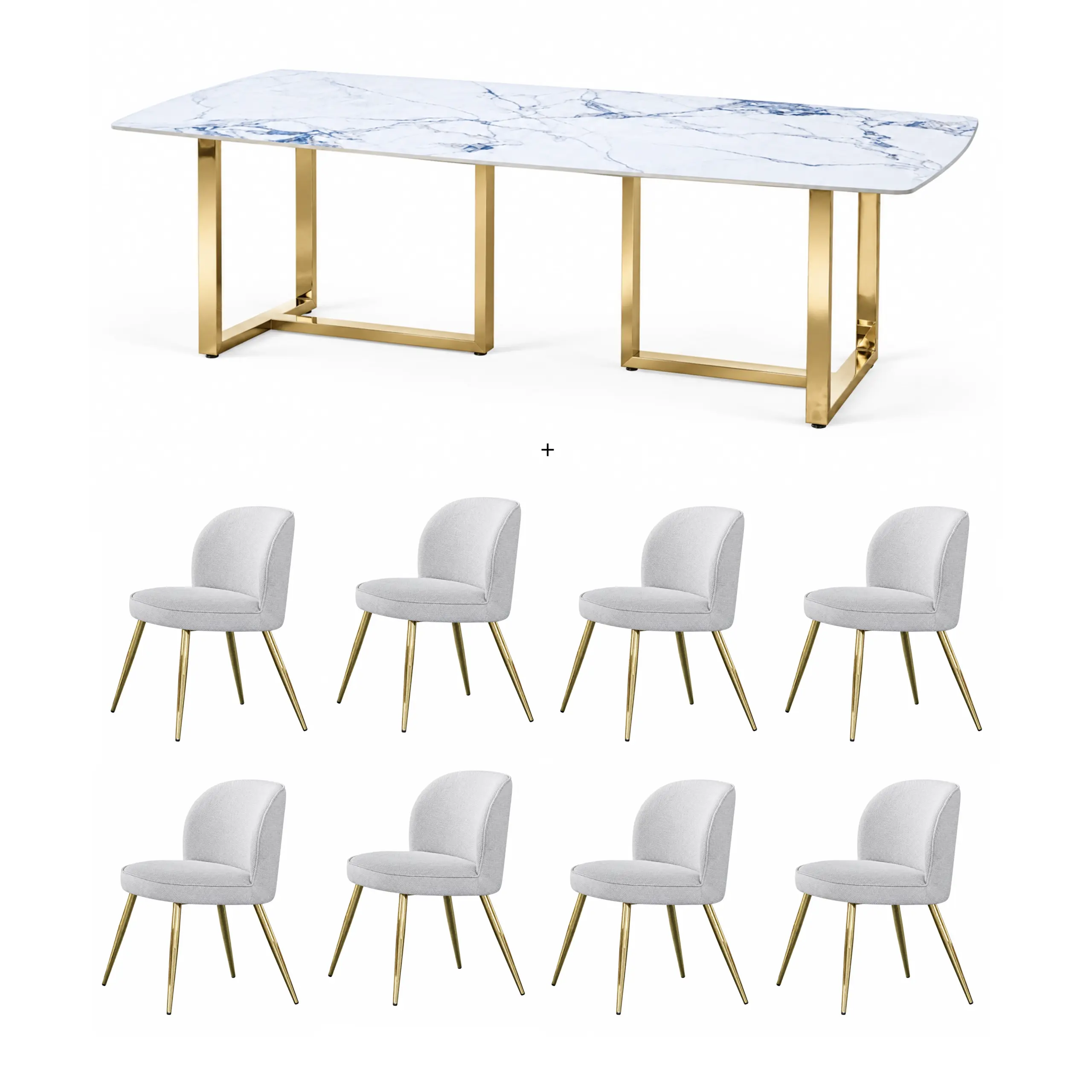 Garland 8 Seater Dining Set United Furniture