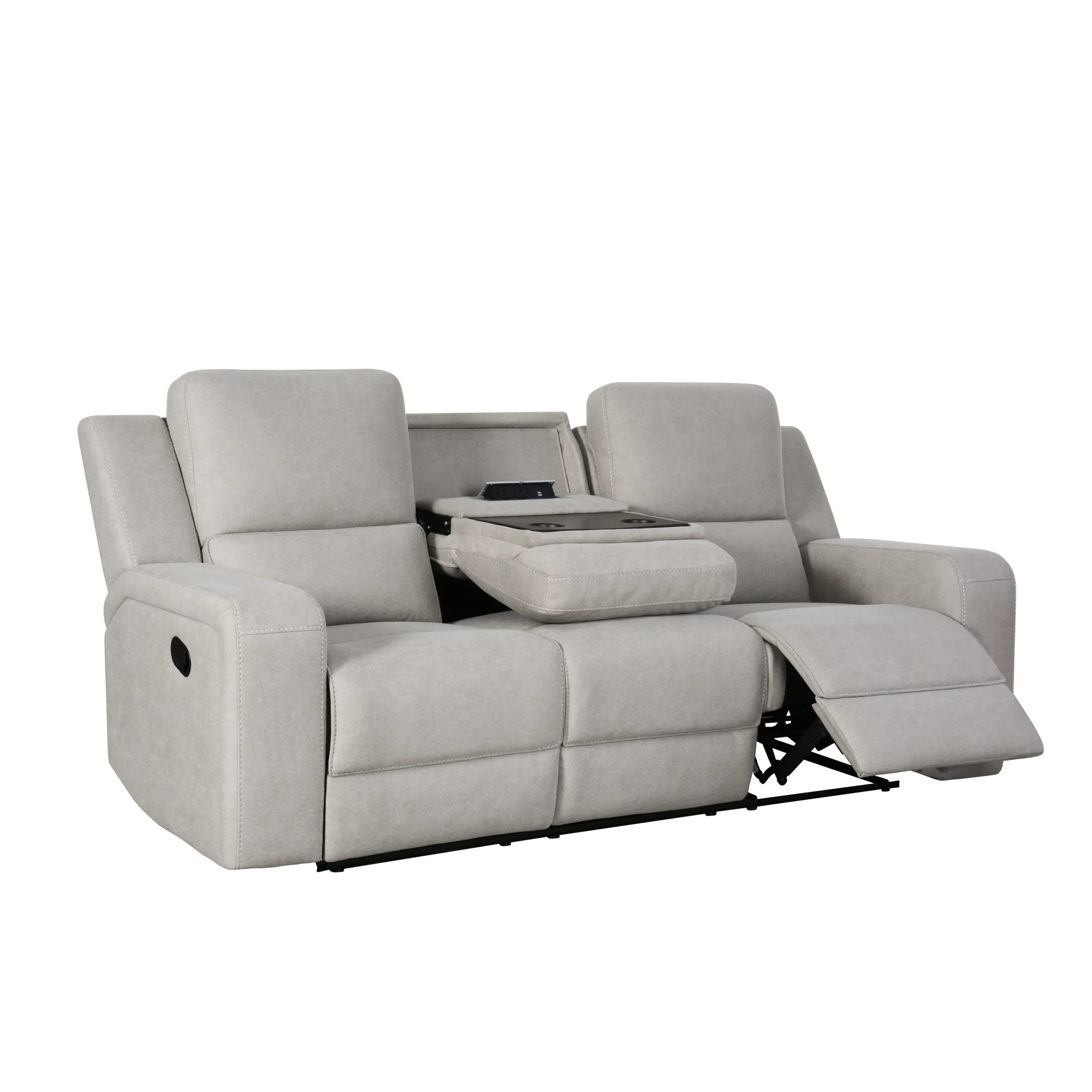 Harington 3 Seater Grey 4 United Furniture