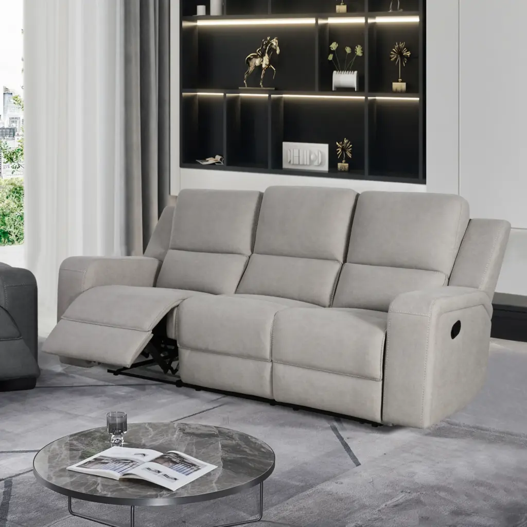 Harington 3 Seater Grey Bg United Furniture