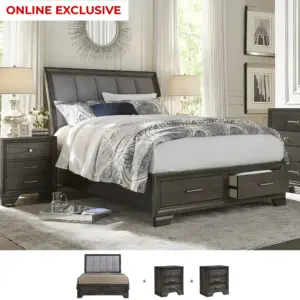 Hoxton 3 Pcs. Queen Bedroom Set