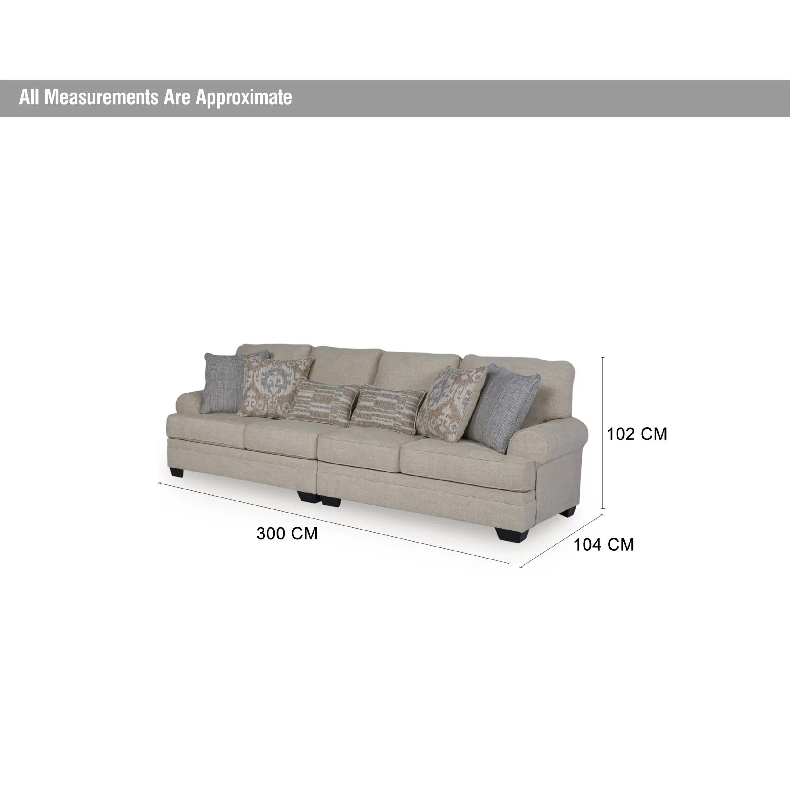 Rilynn 4seater Dim United Furniture