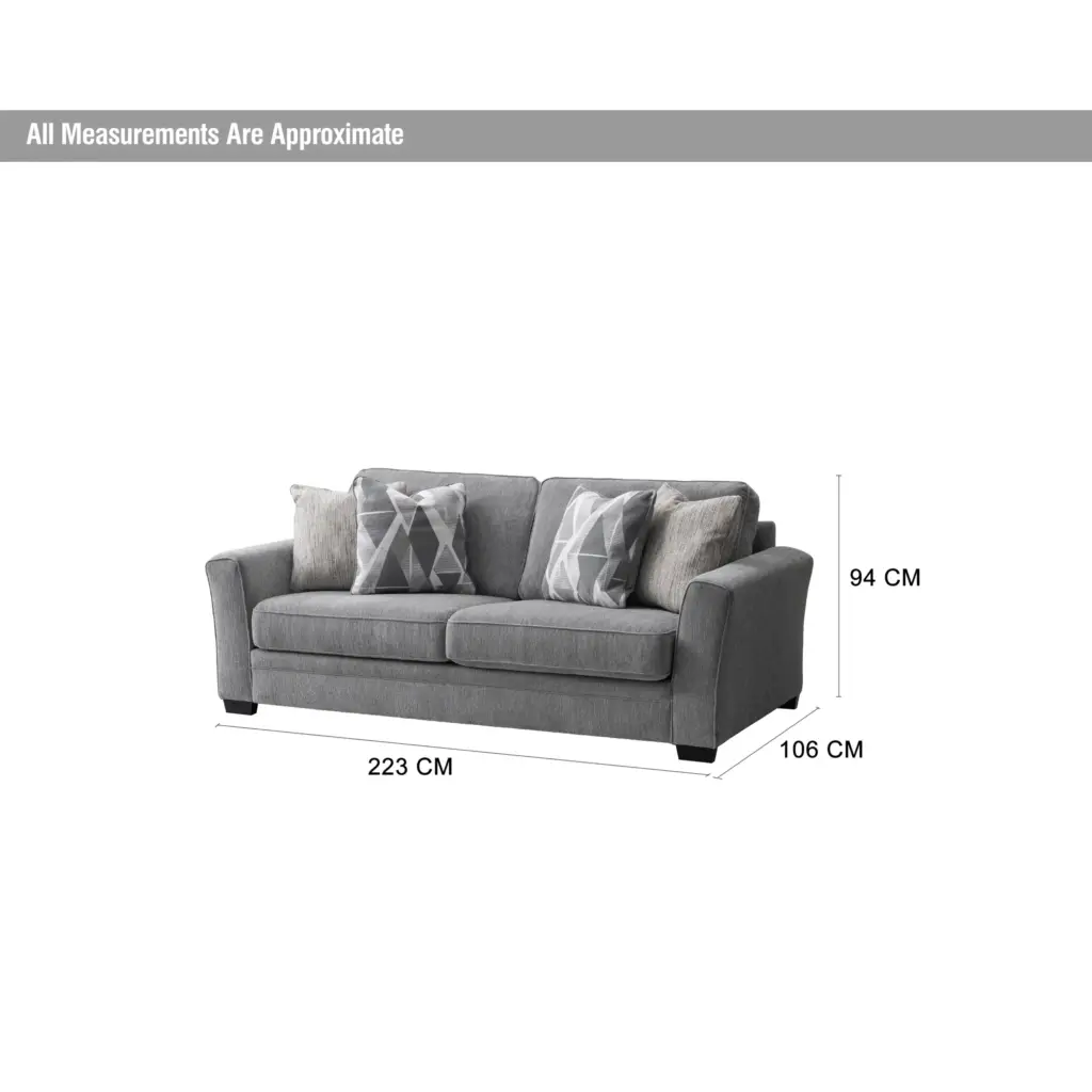 Warwick 3seater Dim United Furniture