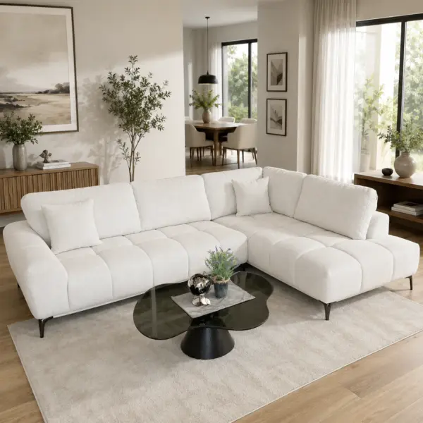 Amandla Left Corner Sofa - Beige