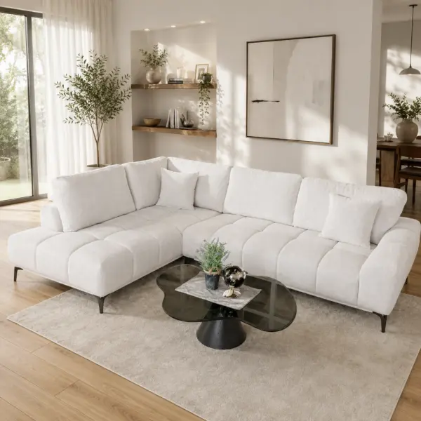 Amandla Right Corner Sofa - Beige