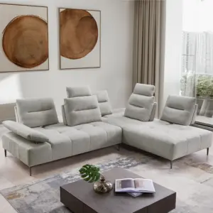 Nixon Left Corner Sofa - Stone Beige