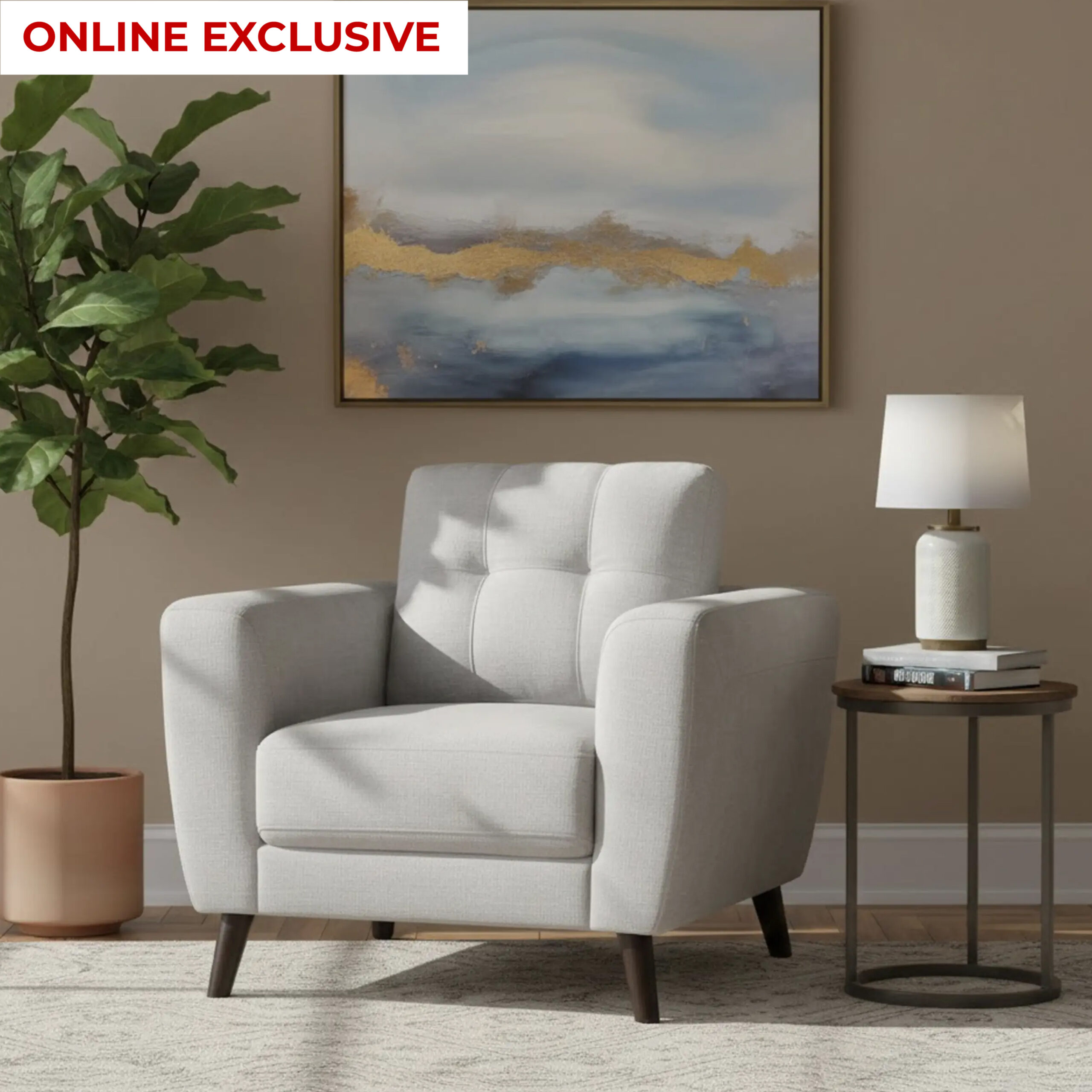 Quinto Single Chair Oe United Furniture