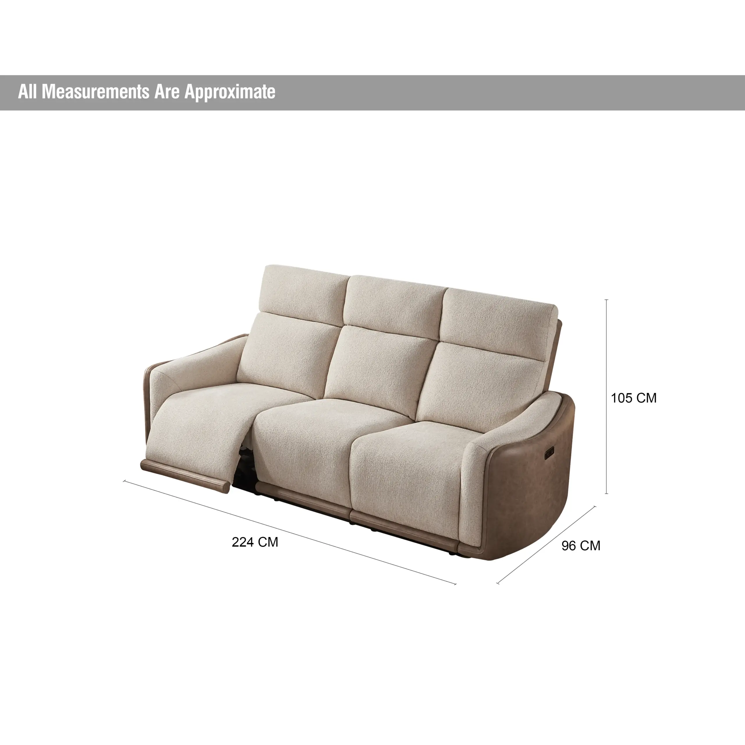 Brandon 3seater Dim United Furniture
