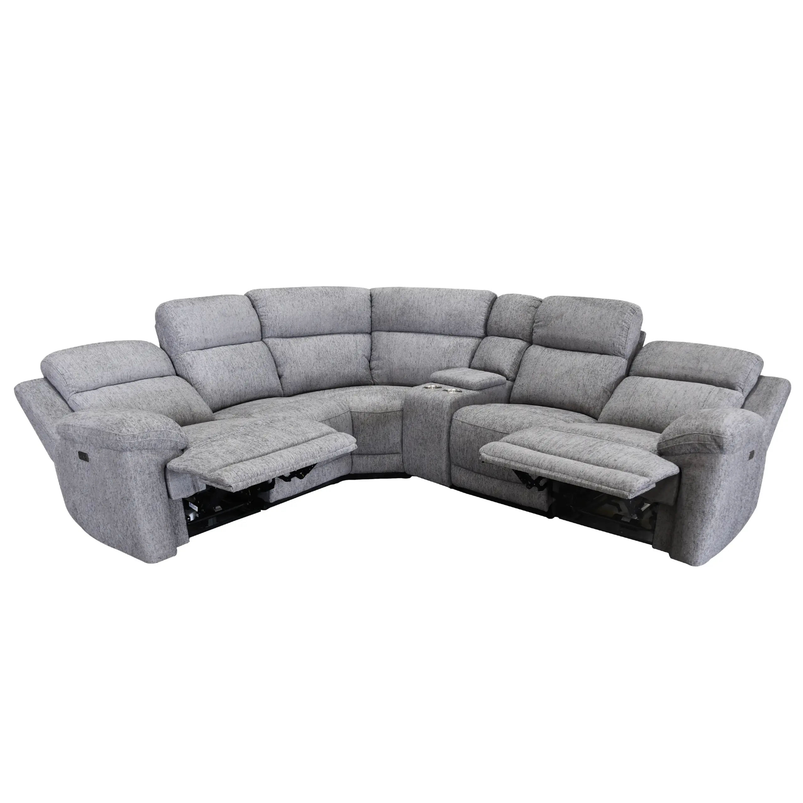 Duffield Corner Sofa Grey 1 United Furniture