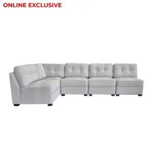 Mieyari Modular Corner Sofa - Cream