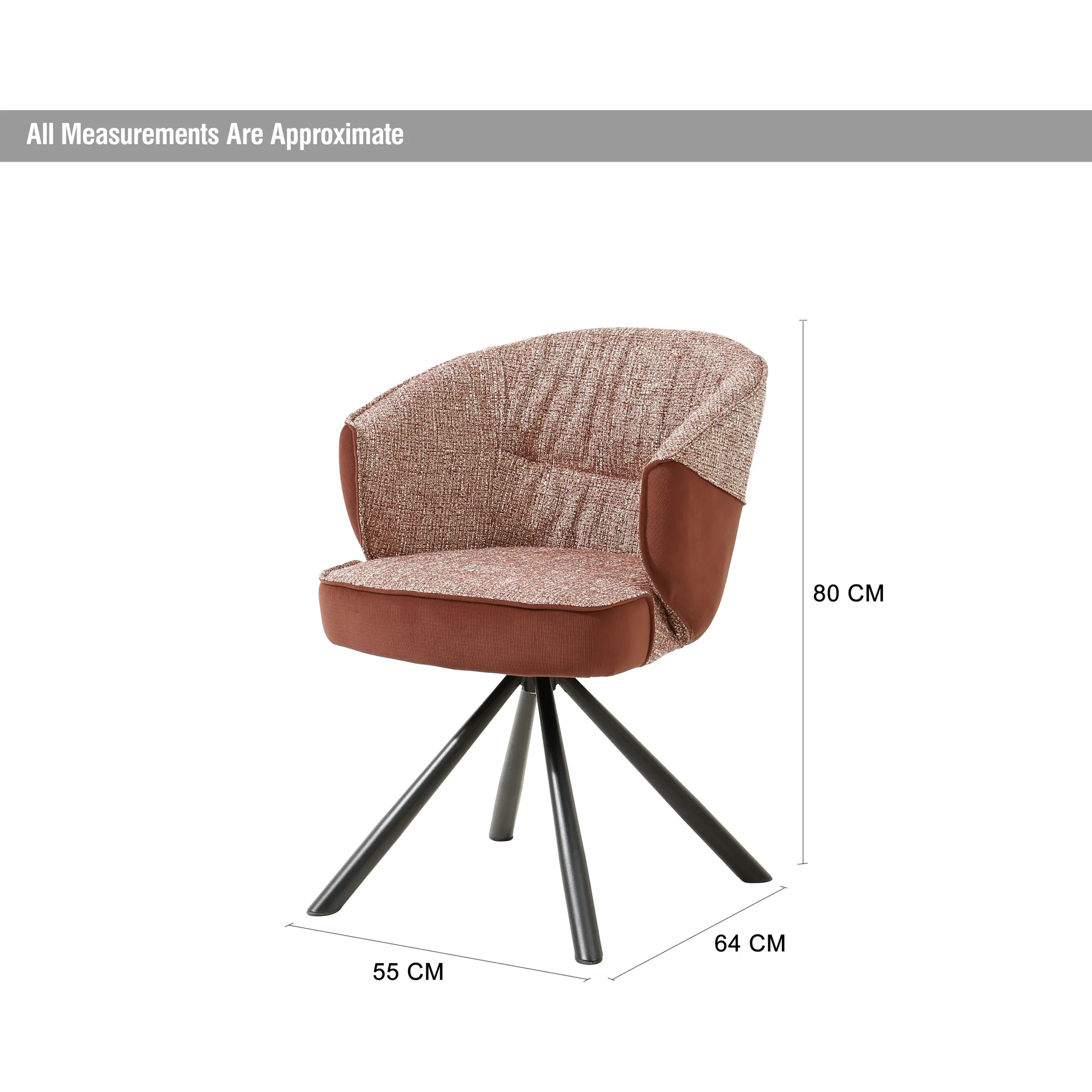 Pampas Chair Red Dim United Furniture