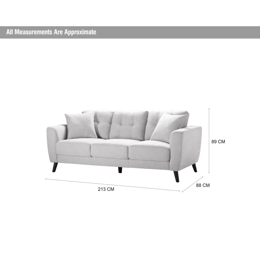 Quinto 3seater Dim United Furniture