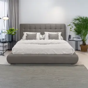 Rovos King Bed - Dark Grey