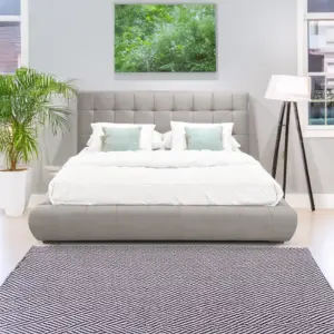 Rovos King Bed - Light Grey