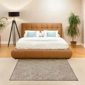 Rovos Queen Bed - Light Brown