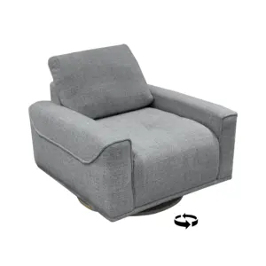 Tomlin Swivel Chair - Grey