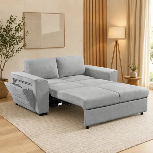 Maher 2 Seater Sofa Bed - Grey