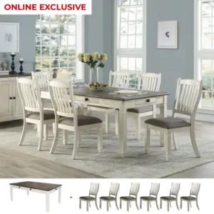 Nubrownburg 6-Seater Dining Set