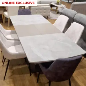 Brick Extendable Dining Table