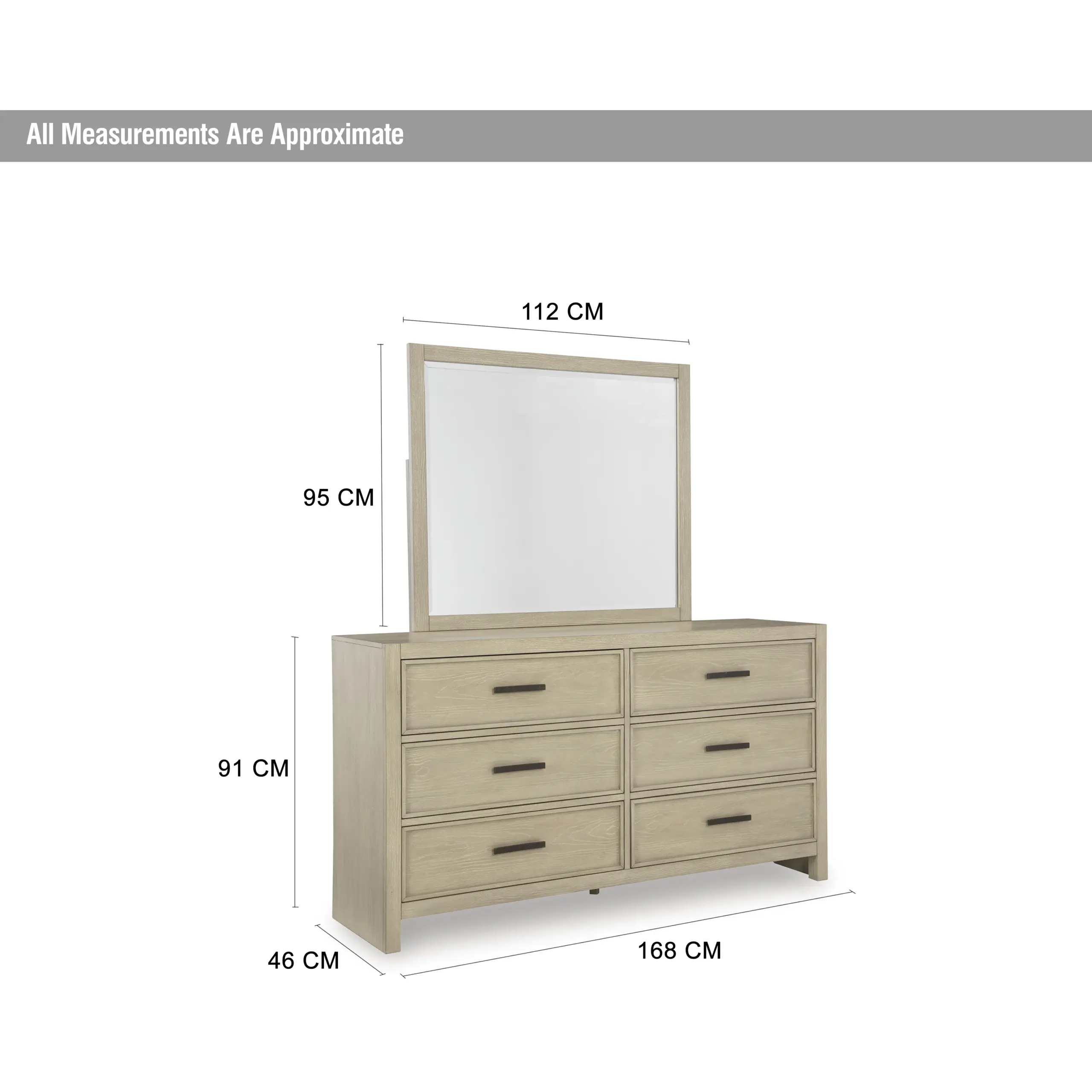 Calmoro Dresser Dim United Furniture