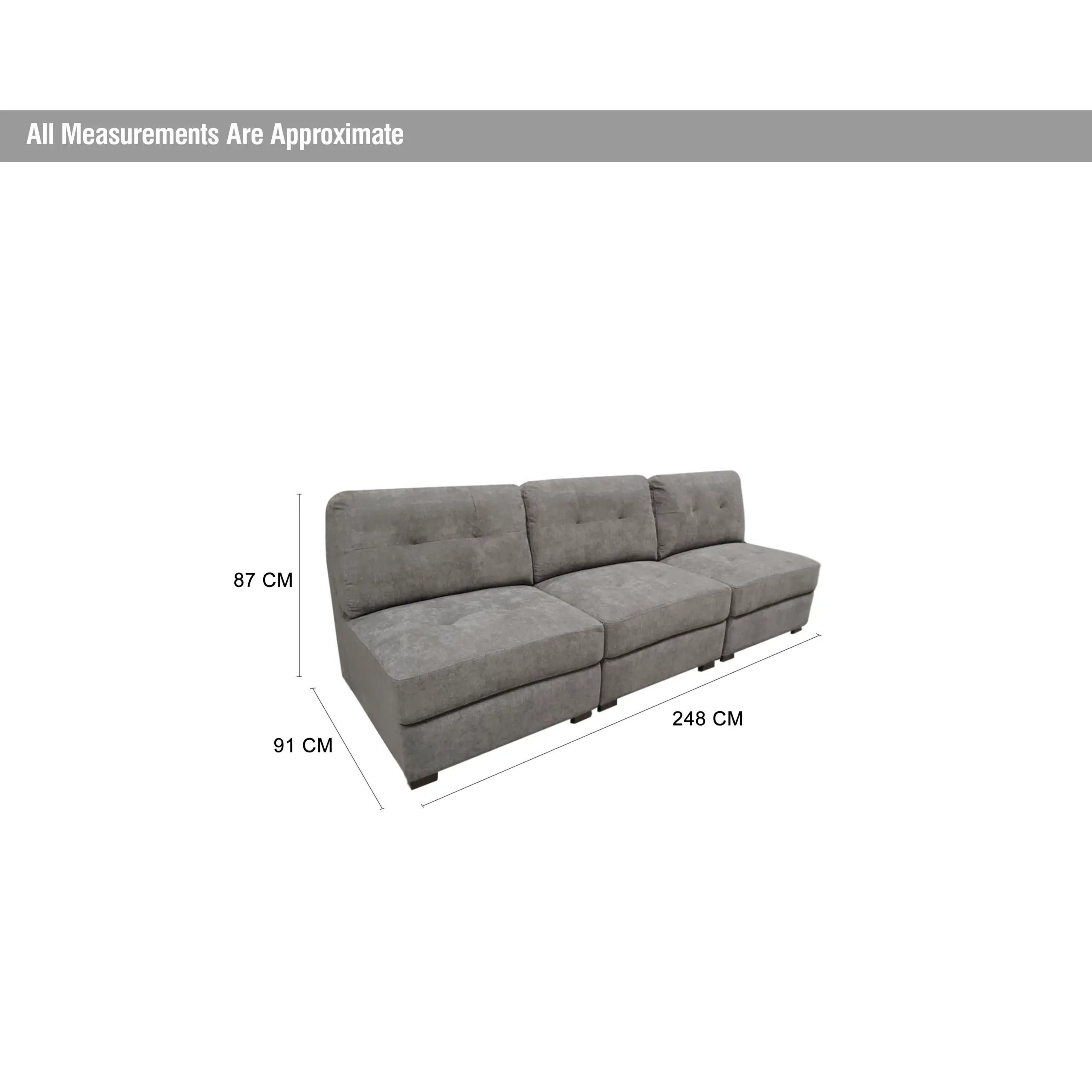 Mieyari 3seater Dim United Furniture
