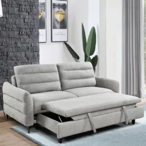 Mirren 3 Seater Sofa Bed - Grey